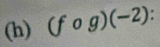(fcirc g)(-2) :