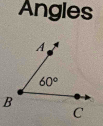 Angles
B