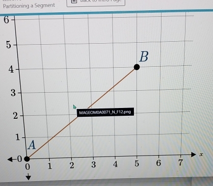 Partitioning a Segment
6
5