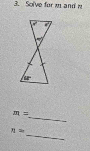 Solve for m and n
_
m=
_
n=