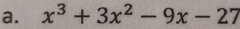 x^3+3x^2-9x-27