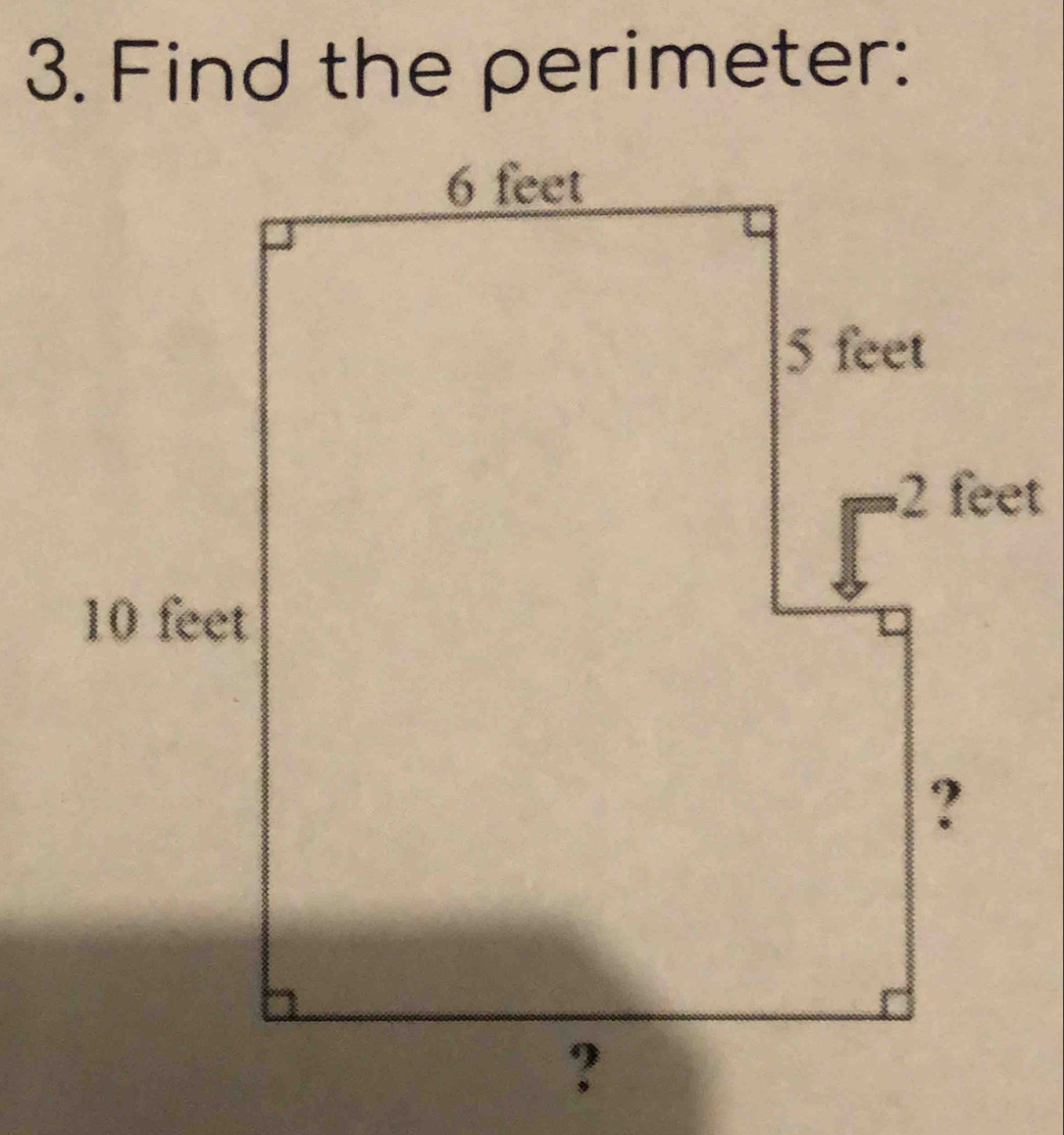 Find the perimeter: