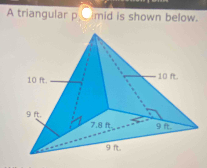 A triangular p mid is shown below.