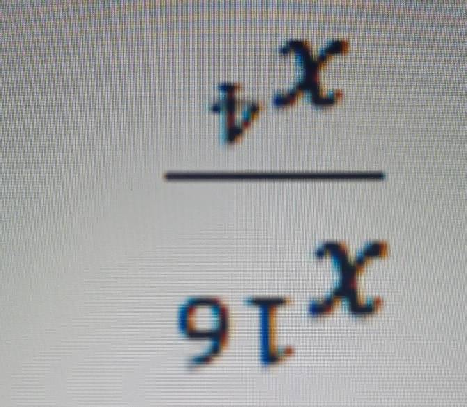 frac downarrow x(9t)^x