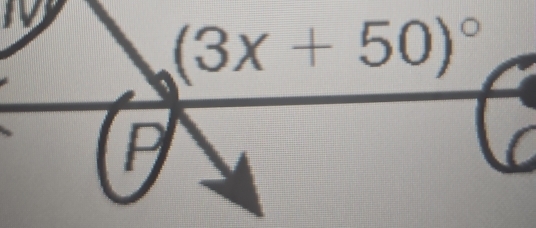 IV
(3x+50)^circ 
P