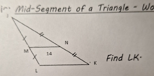 Mid-Segment of a Triangle w