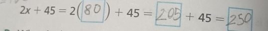 2x+45=2 ) +45= +45=