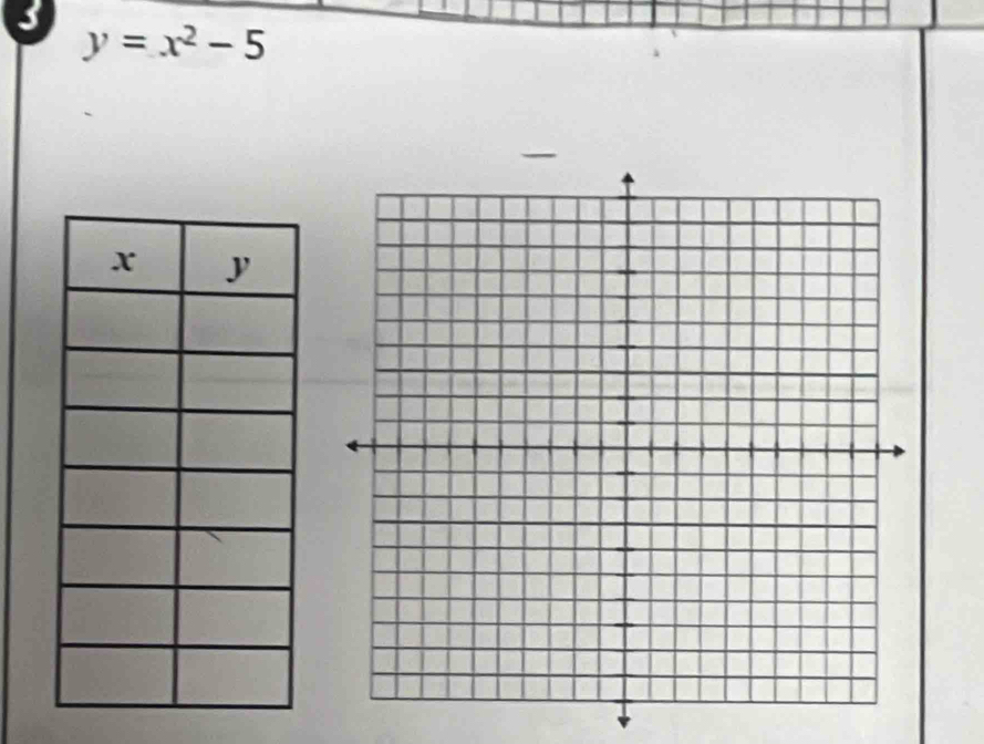 y=x^2-5