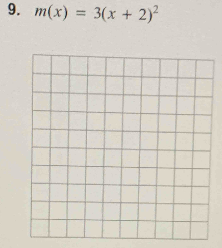 m(x)=3(x+2)^2