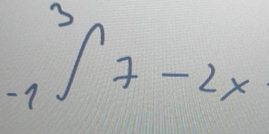 _(-1)^3∈t 7-7-2x