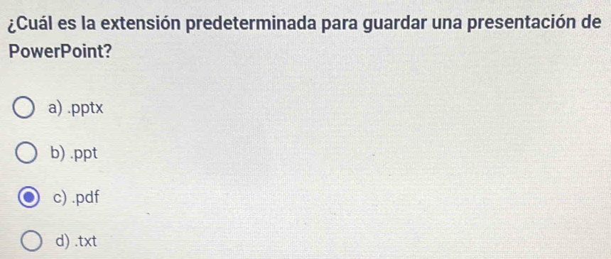 Resuelto:¿Cuál es la extensión predeterminada para guardar una ...