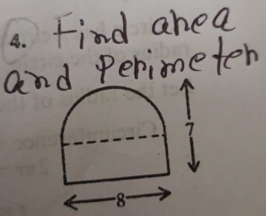 Find ahea 
a perimeten