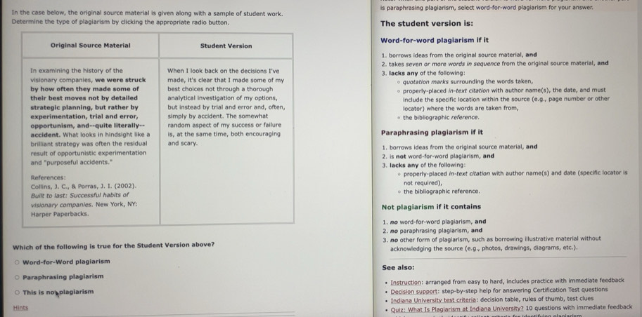 Solved: In the case below, the original source material is given along ...