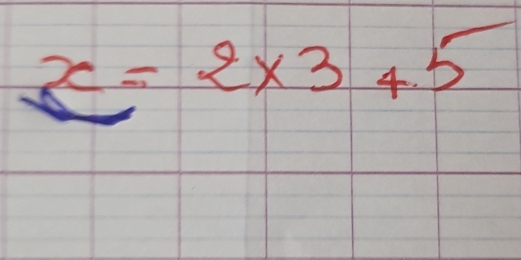 z=2* 3+5