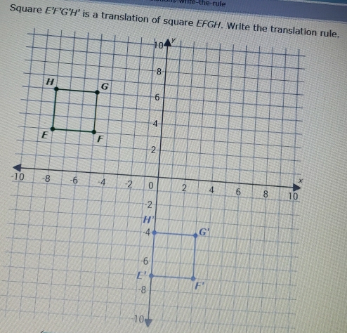 Square E'F'G' -1