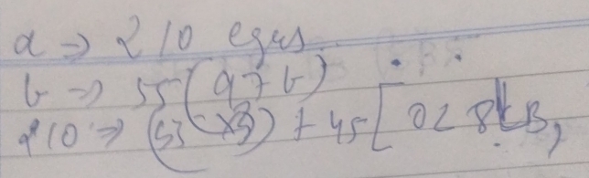 a 210 egas
55(97v)
210to (53(* 3)+45[0<8)(13