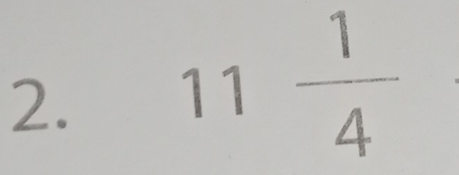 11 1/4 