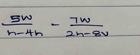  5W/h-4h - 7w/2h-8v 