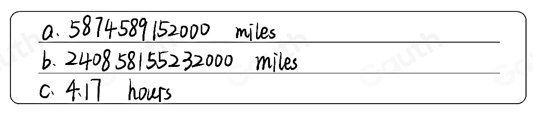 Solved: Astronomy: Light travels 186,282 miles per second. A. a. How ...