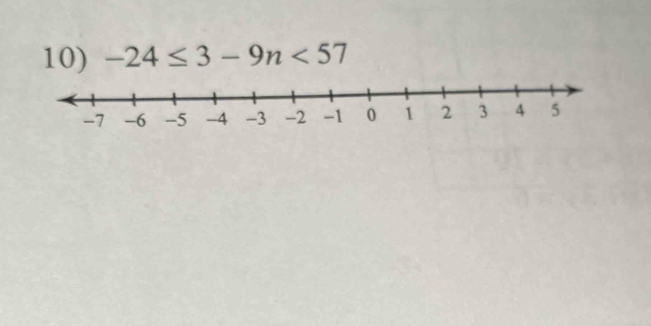 -24≤ 3-9n<57</tex>
