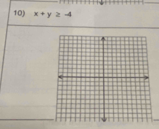 x+y≥ -4