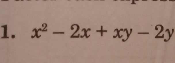 x^2-2x+xy-2y