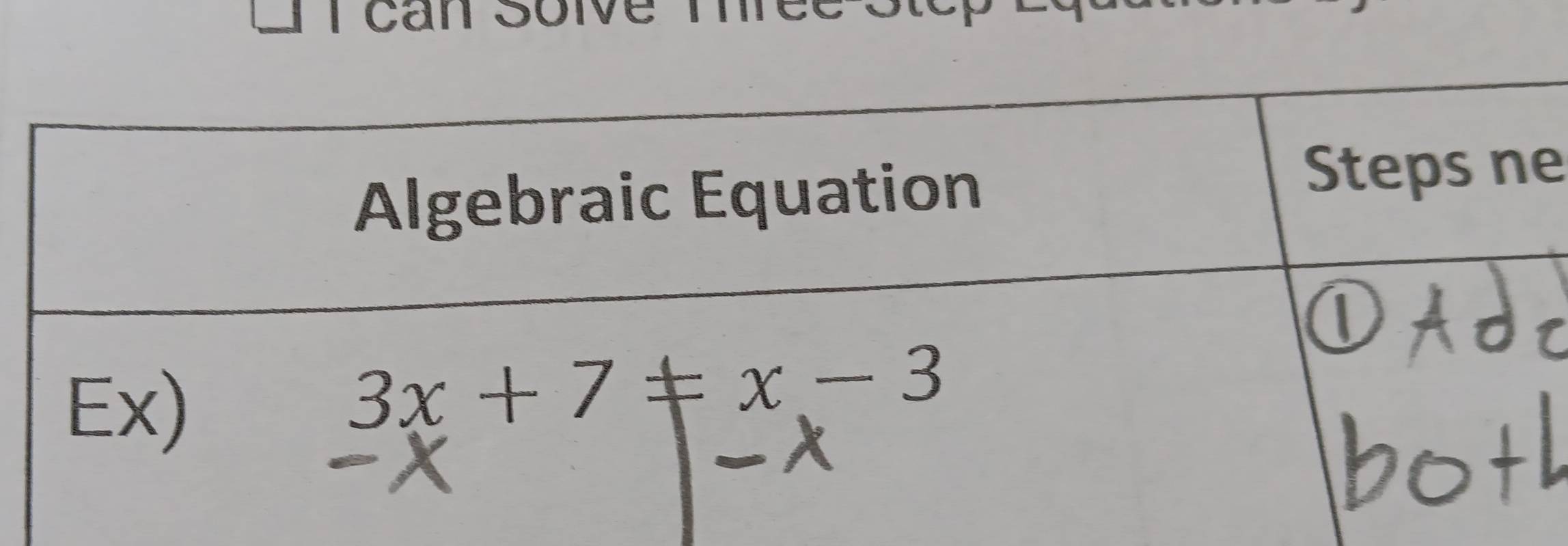 can Solve
e