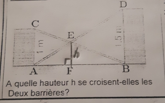 Deux barrières?