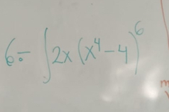 6-∈t 2x(x^4-4)^6 m