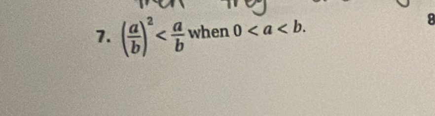 ( a/b )^2 when 0. 
8