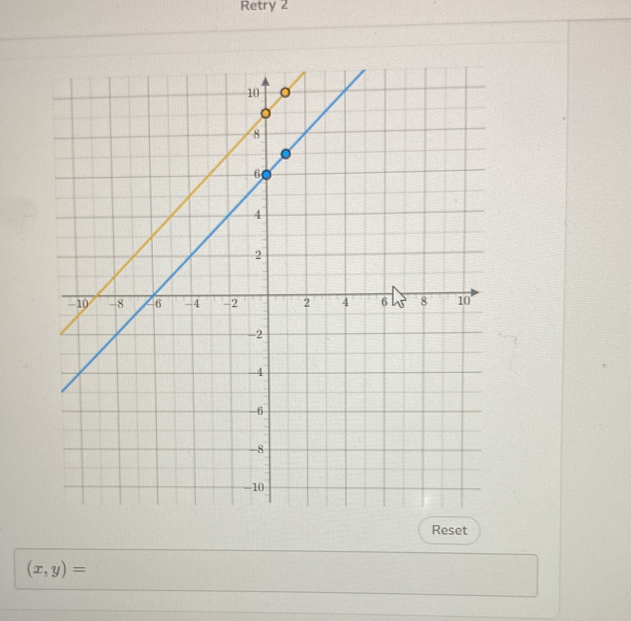 Retry 2 
Reset
(x,y)=