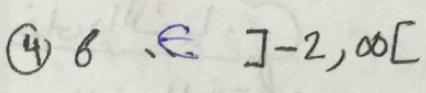④ 6.∈ J-2,∈fty [