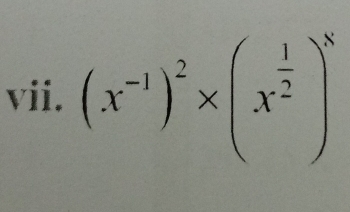 (x^(-1))^2* (x^(frac 1)2)^x