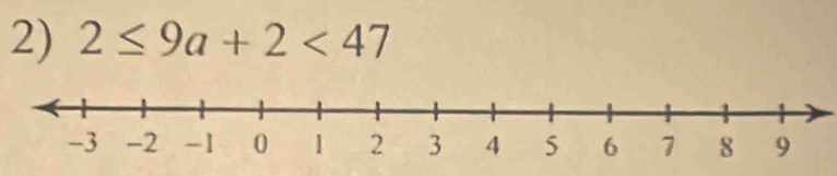 2≤ 9a+2<47</tex>