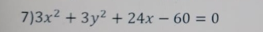 3x^2+3y^2+24x-60=0