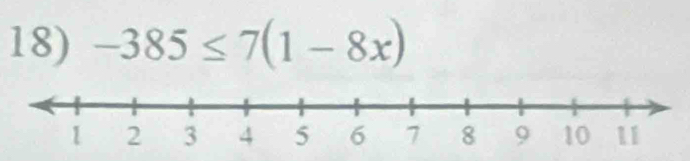 -385≤ 7(1-8x)