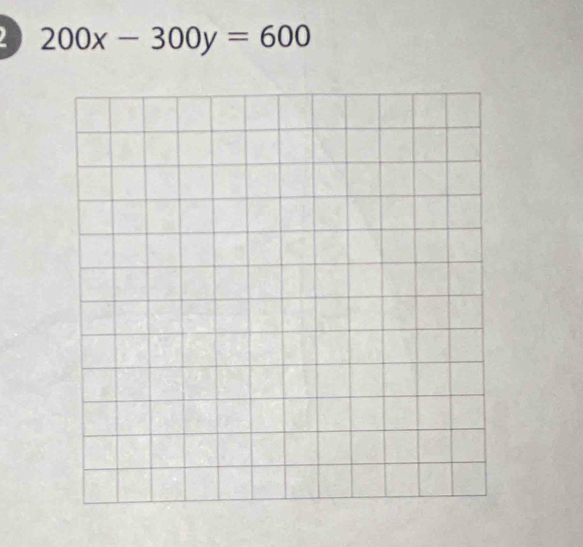 200x-300y=600