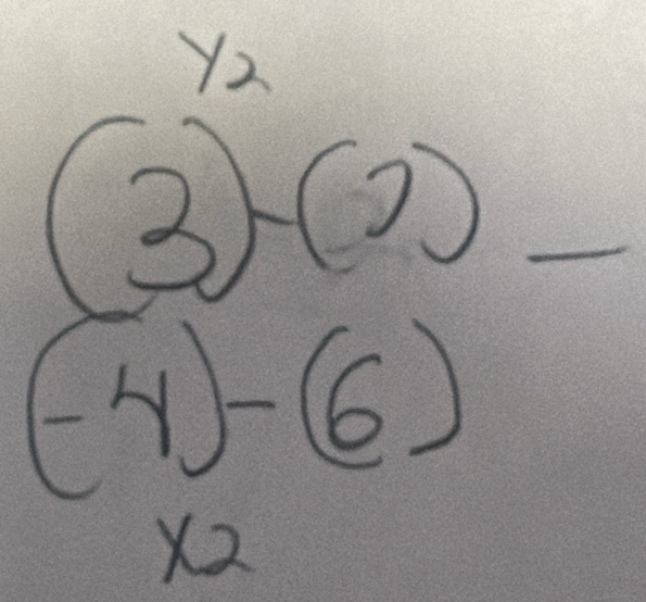 Y 2
 n/n-1 
(3)-(7)_ 
(-4)-(6)
x_2