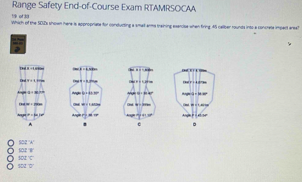 Solved: Range Safety End-of-Course Exam RTAMRSOCAA 19 of 33 Which of ...