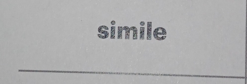 simile 
_