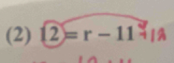 (2) (2)=r-11+|lambda