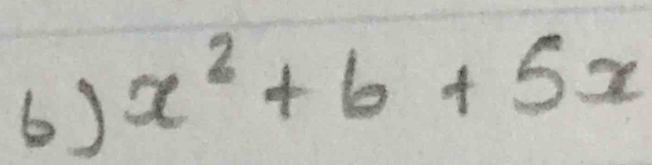 x^2+6+5x