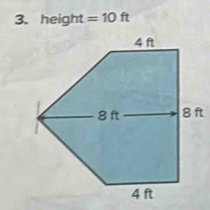 height =10ft