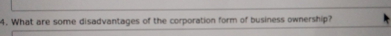 What are some disadvantages of the corporation form of business ownership?