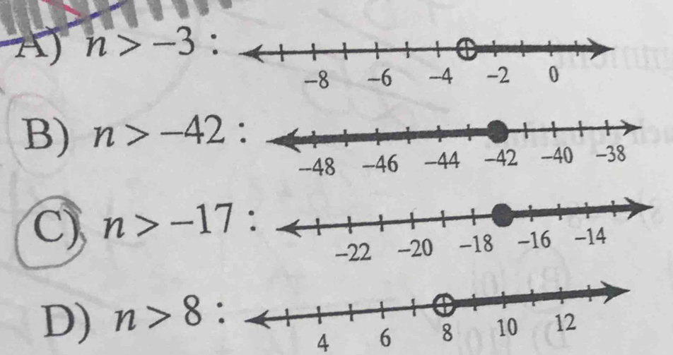 A) n>-3 :
B) n>-42
C) n>-17
D) n>8 :
4