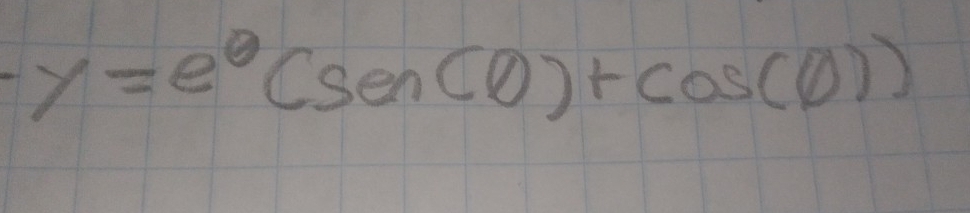 y=e^(θ)(sec (θ )+cos (θ ))