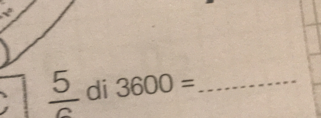 xy
 5/c  di 3600= _