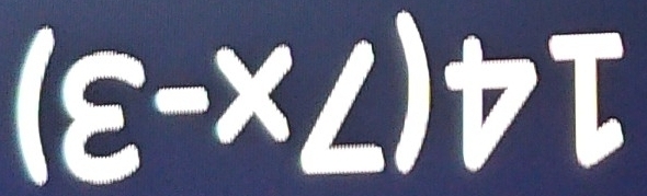 beginvmatrix varepsilon -X∠ end(pmatrix)^