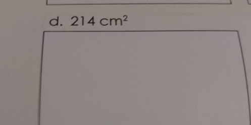 214cm^2