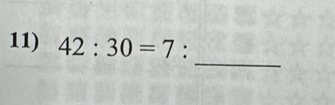 42:30=7 : 
_